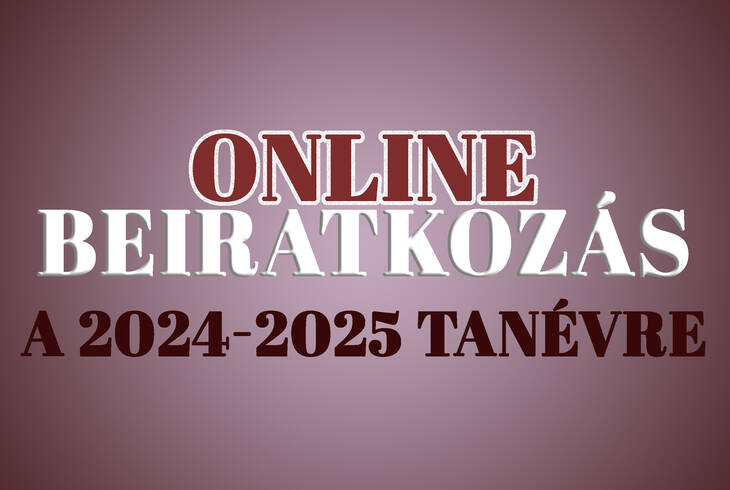 Online beiratkozs a 2024/2025 tanvre - meglev s j nvendkek rszre