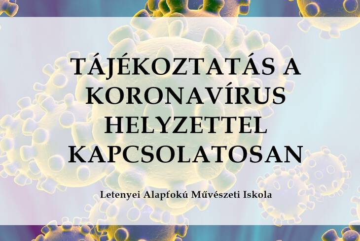 Tjkoztats a koronavrus-helyzettel kapcsolatosan